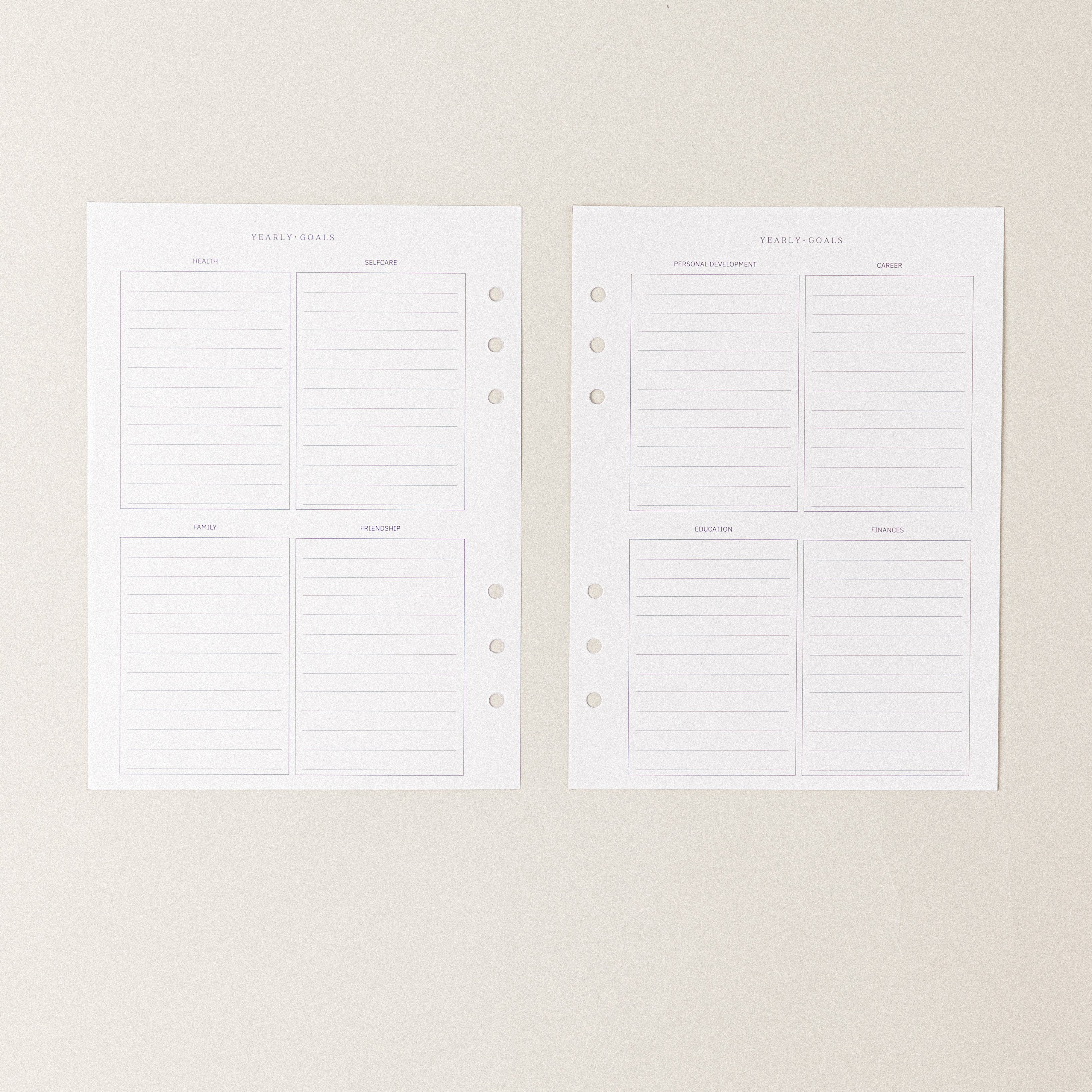 Recambio de papel reciclable con seguimiento de habitos,  habit tracker