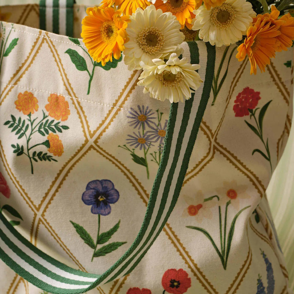 Bolso tote de lona - Garden Study - Rifle Paper