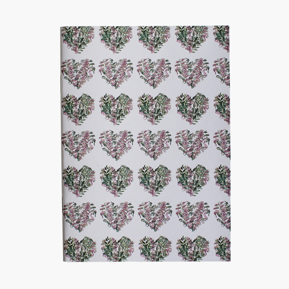 Pack libretas Corazón eucaliptus