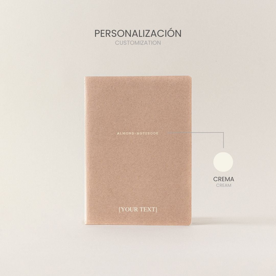 Llibreta Orgànica A5 · Almond