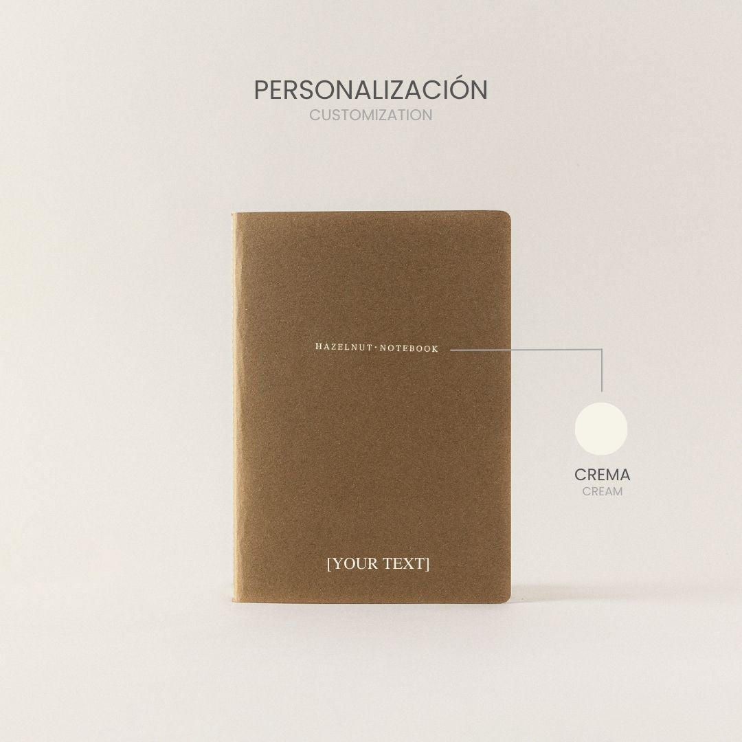 Llibreta Orgànica A5 · Hazelnut