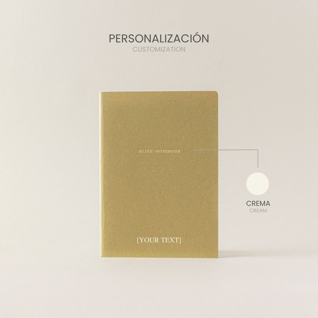 Llibreta Orgànica A5 · Olive