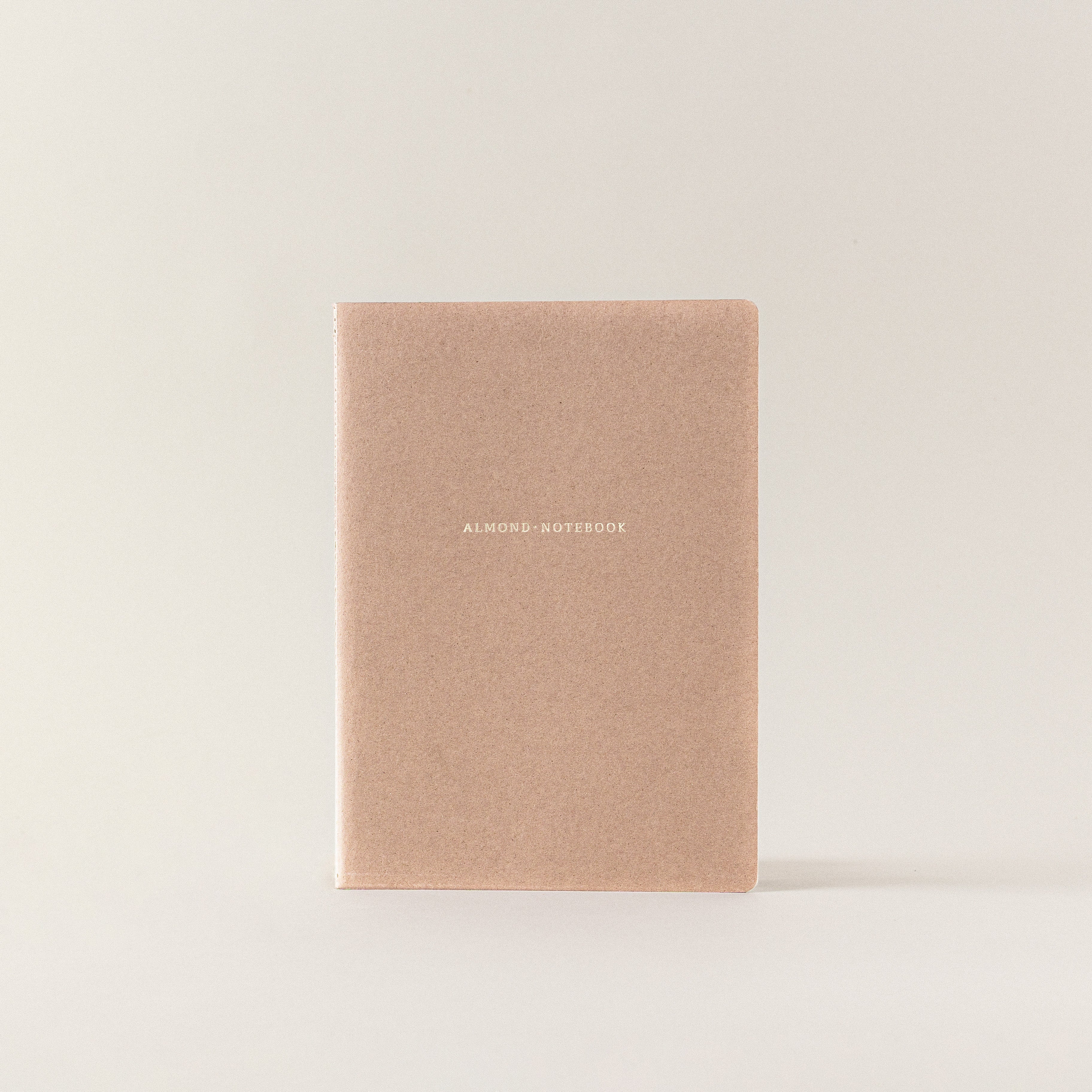 Pequeña libreta de notas de papel de almendras