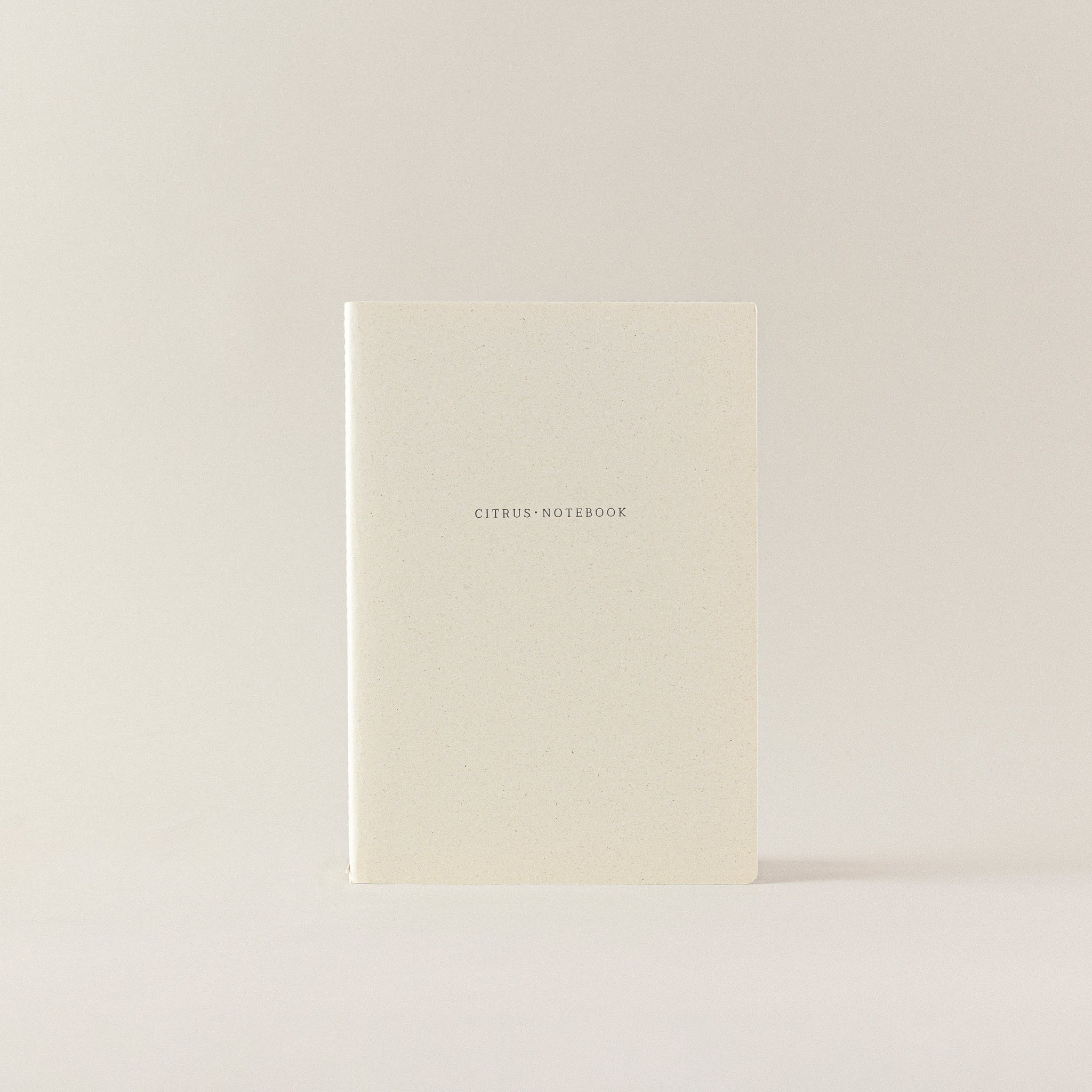 Pequeña libreta de notas de papel de cítricos