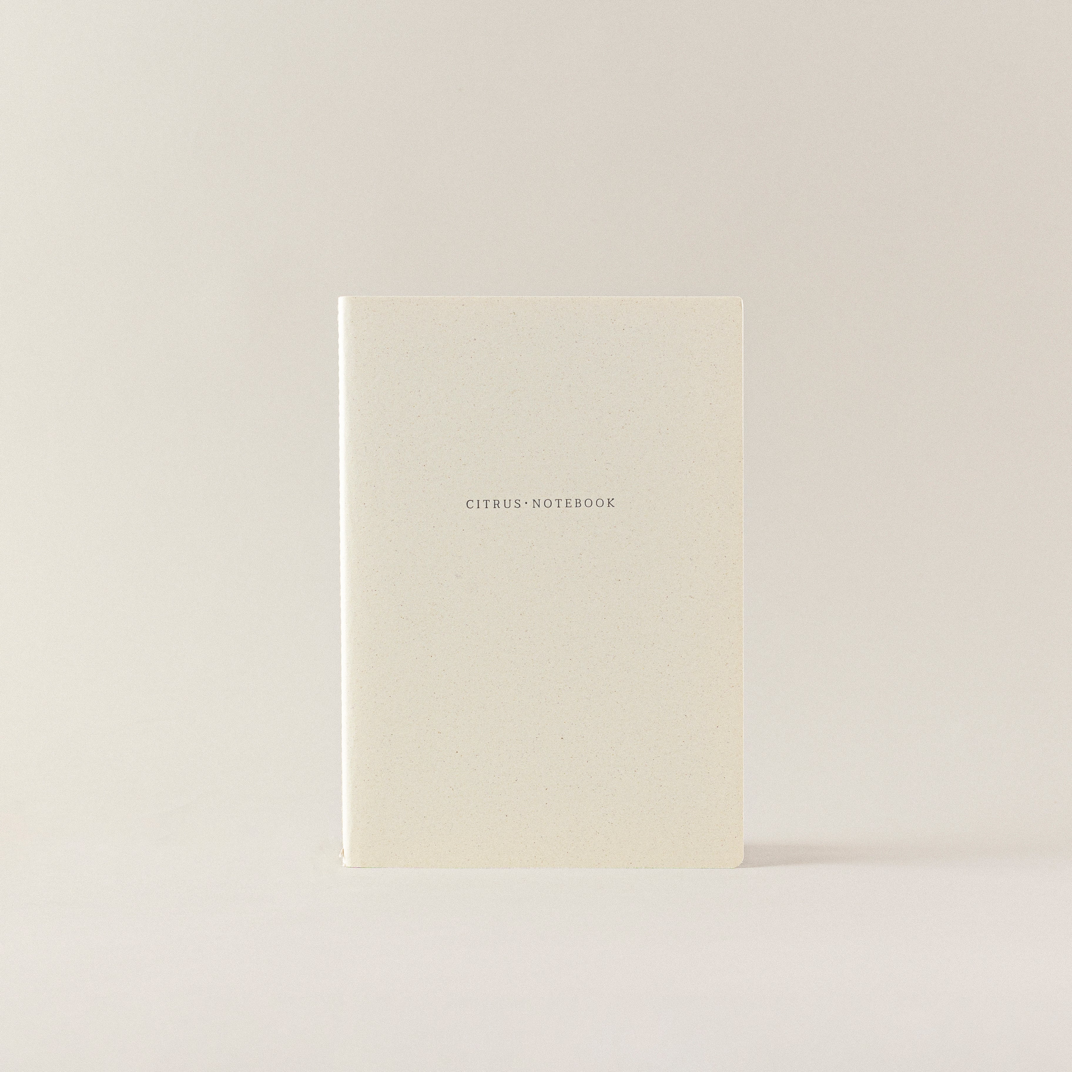 Pequeña libreta de notas de papel de cítricos