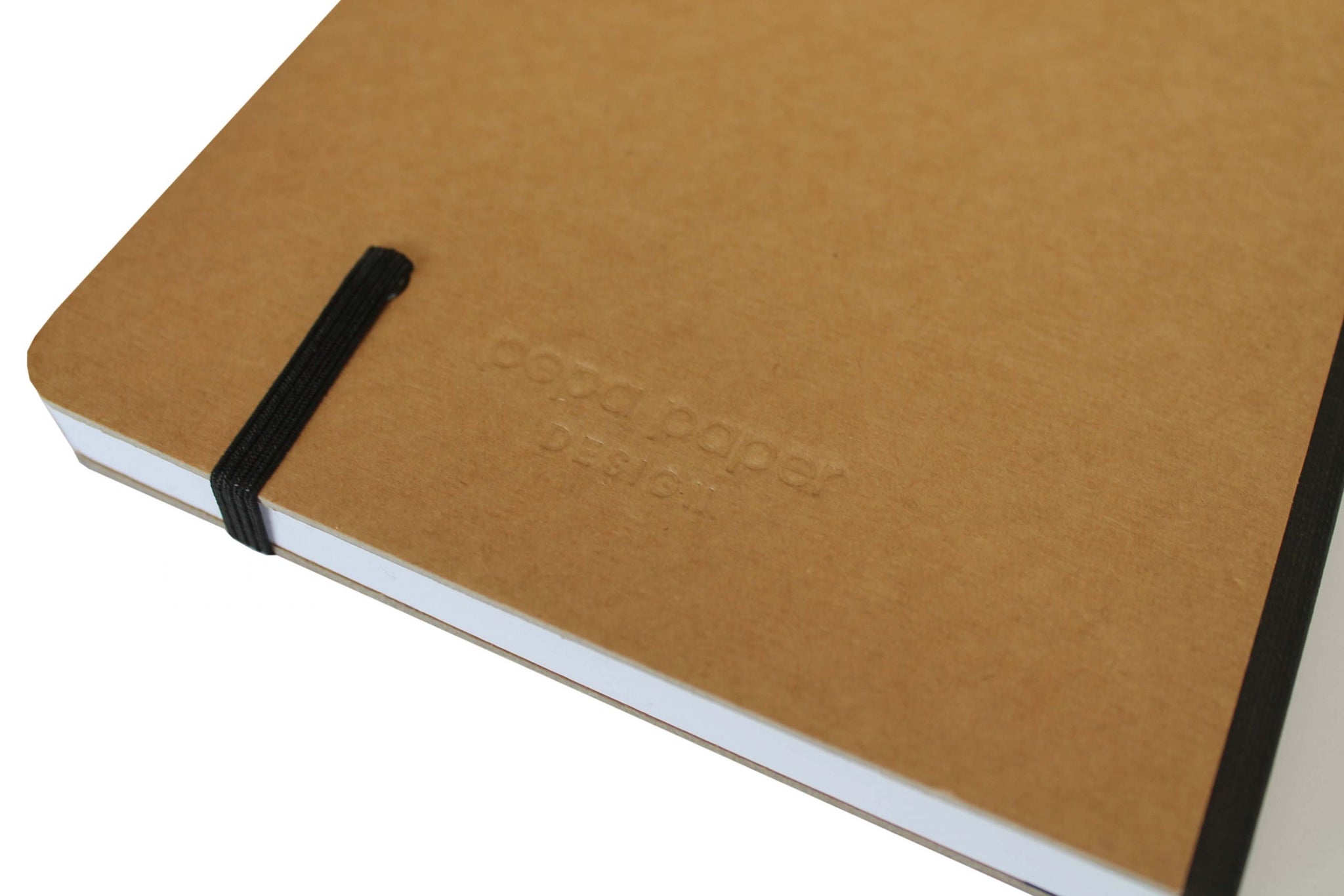Libro blanco A5 con goma