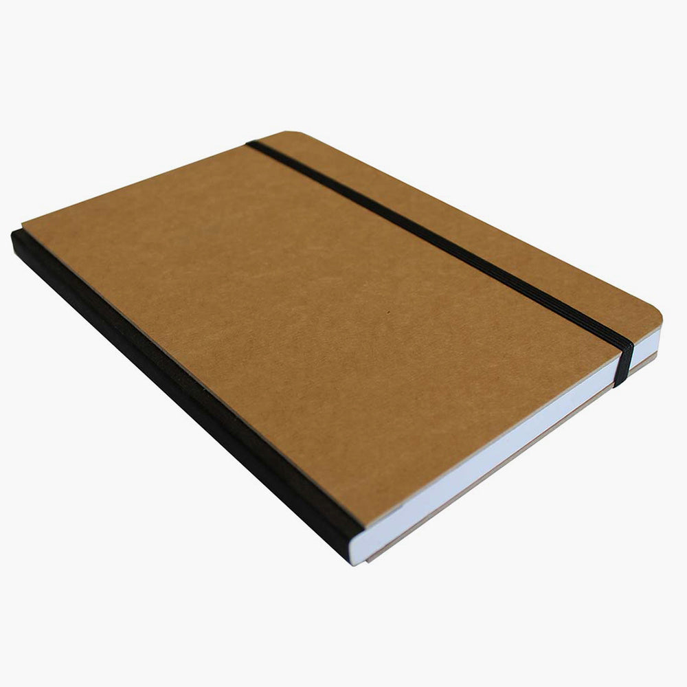 Libro blanco A5 con goma