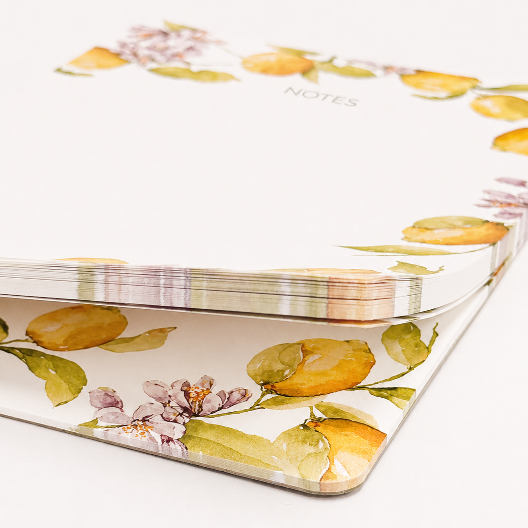 Bloc de notas notepad Lemon Blossom