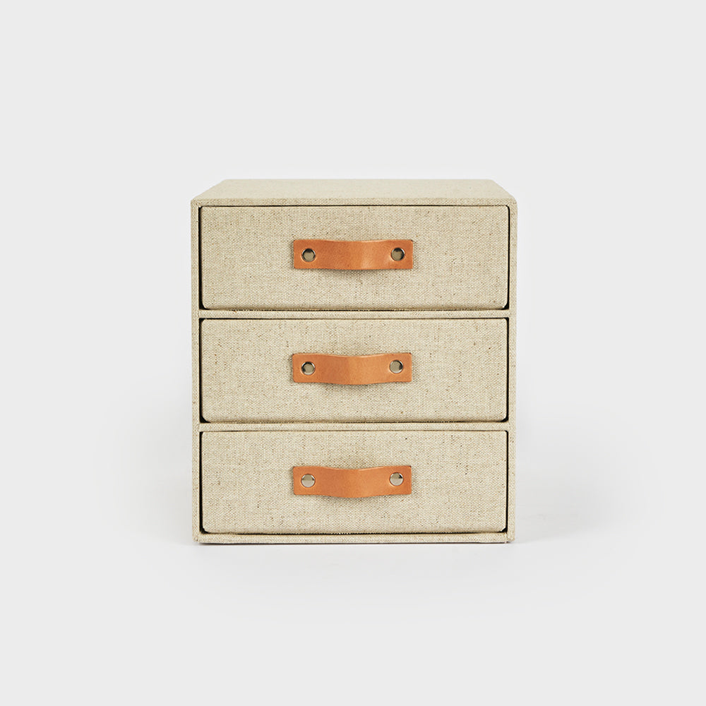 3-drawer fabric module