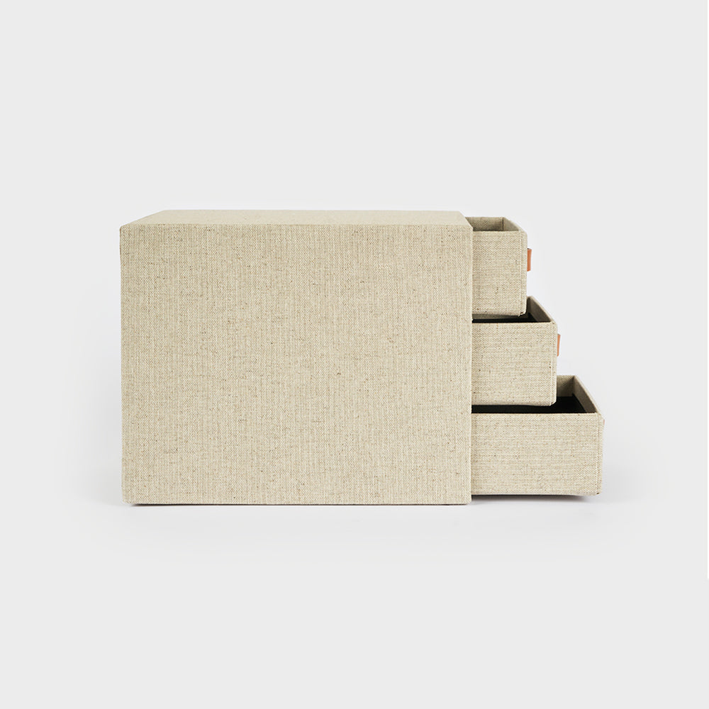 3-drawer fabric module