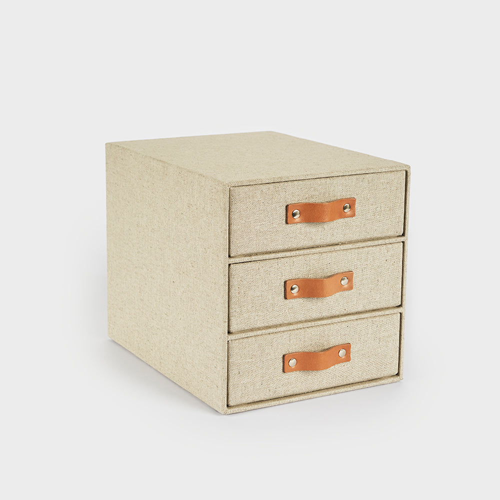 3-drawer fabric module