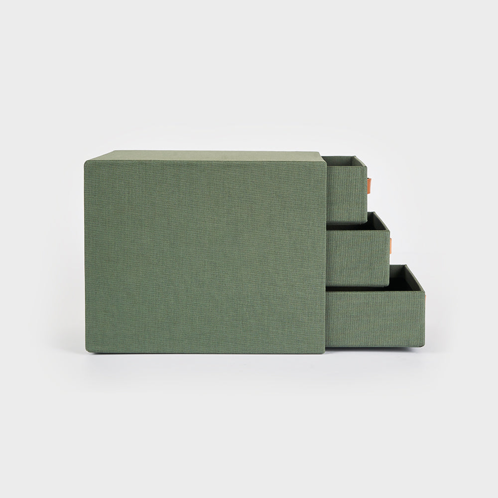 3-drawer fabric module