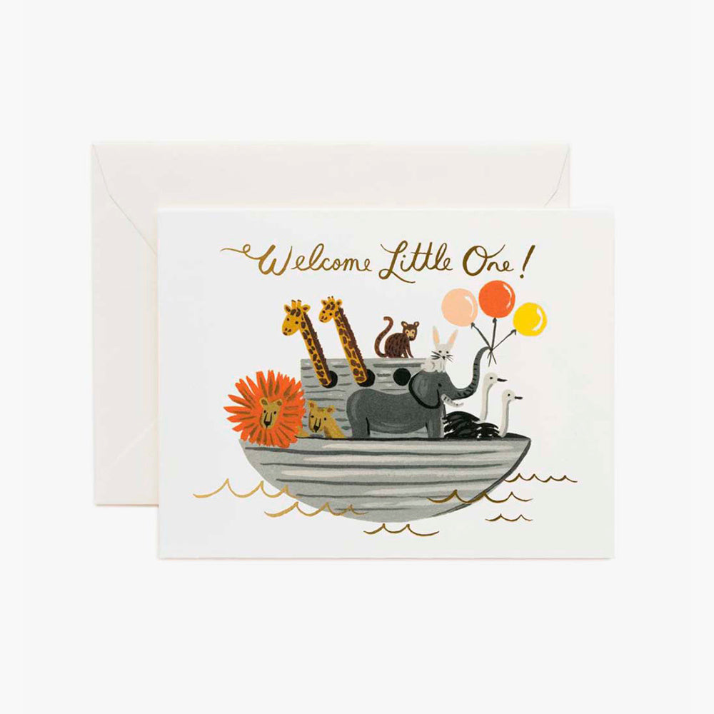 Postal Nacimiento Noahs Ark Card - Rifle Paper