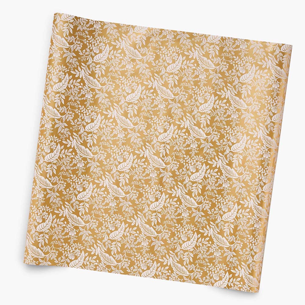 Paper de regal Canopy Gold Continuous Wrap - Rifle Paper