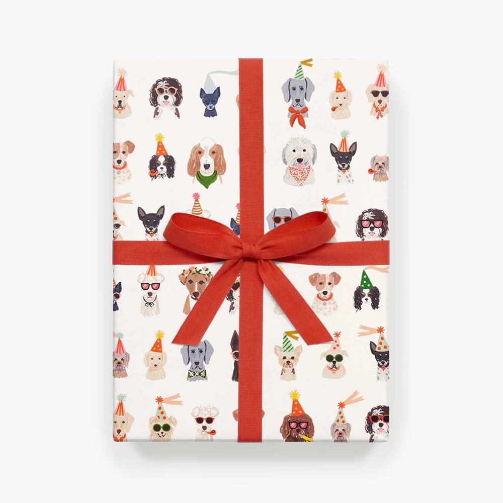 Paper de regal gossos Party Pups (1 full) - Rifle Paper