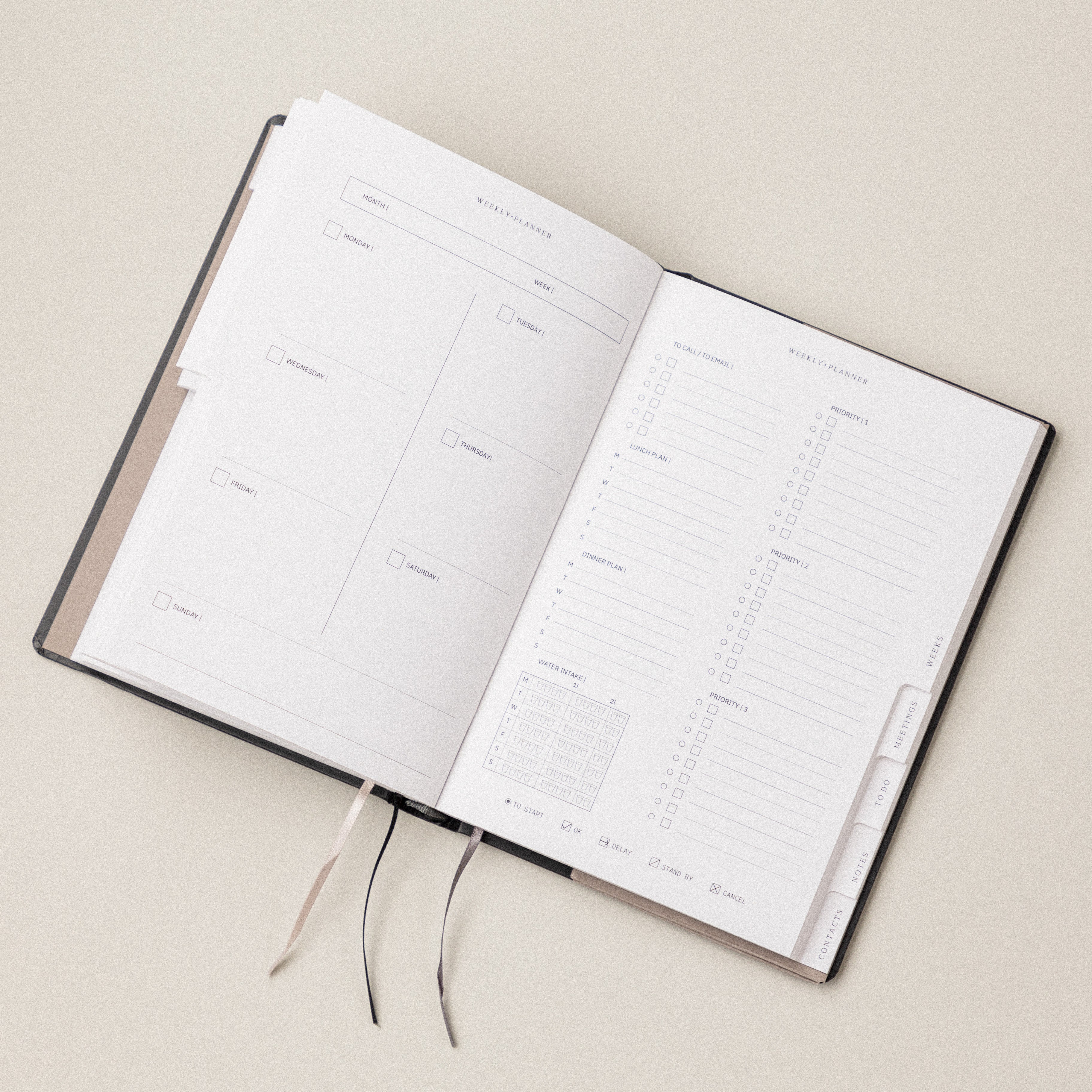 Planificador personal sin fechas para tareas