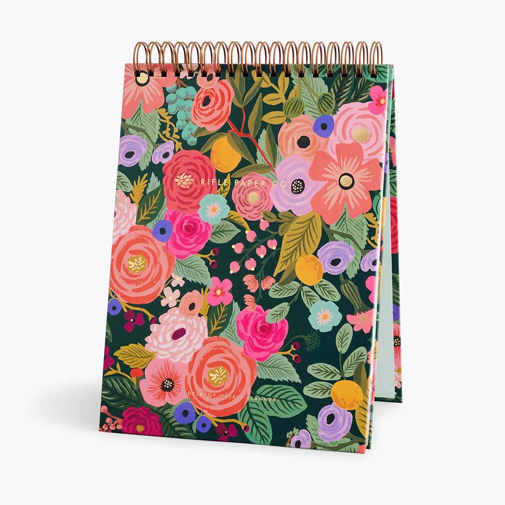 Planificador semanal de escritorio Garden Party - Rifle Paper