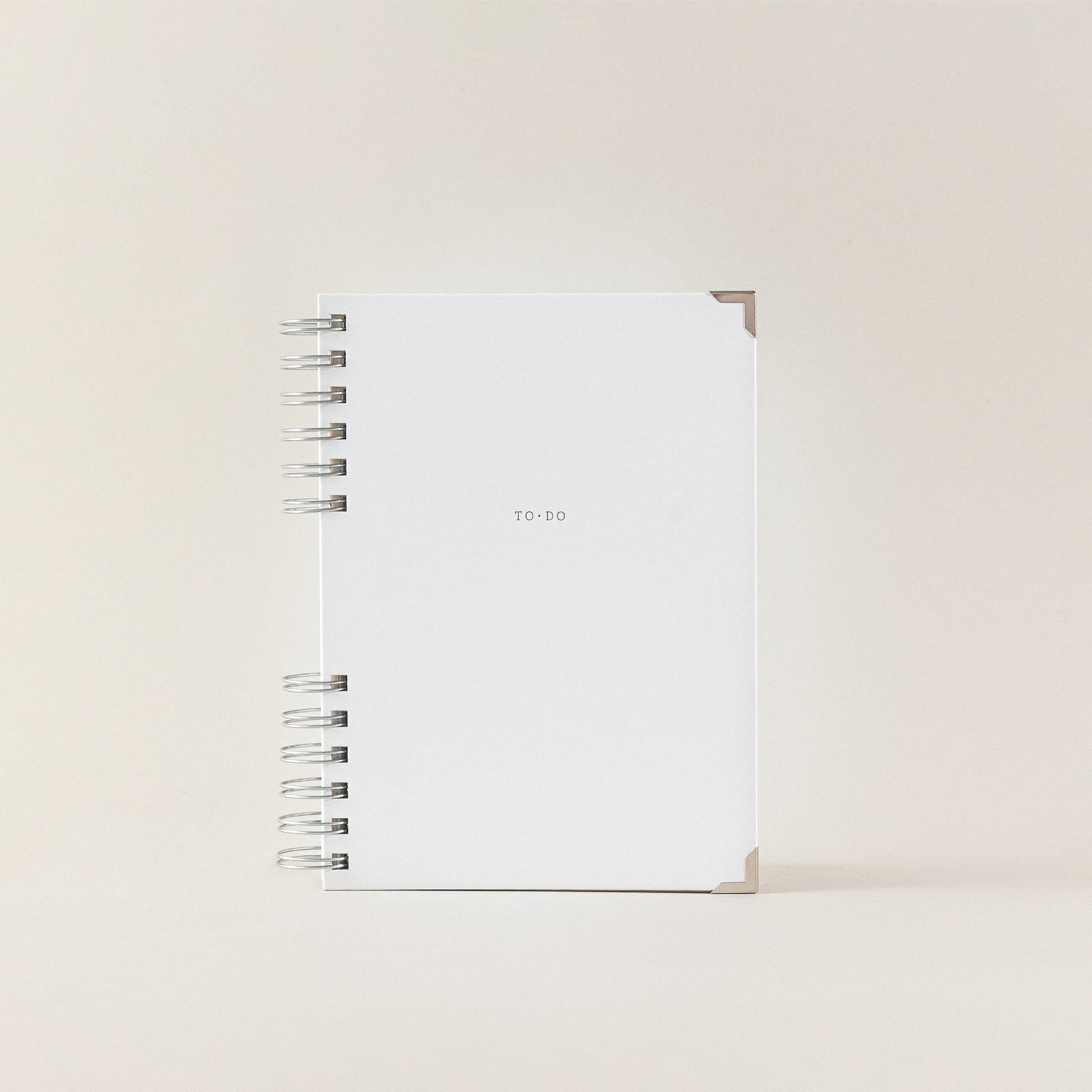 Planificador de tareas sostenible blanco