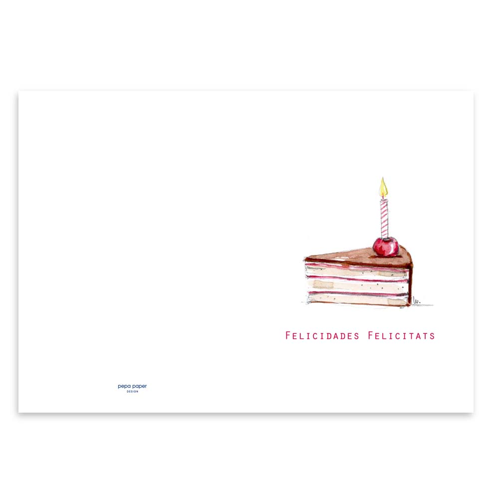 Postal A4 Pastís Rosa i Vela