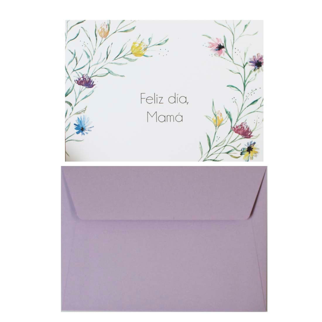Postal Mamá Flores