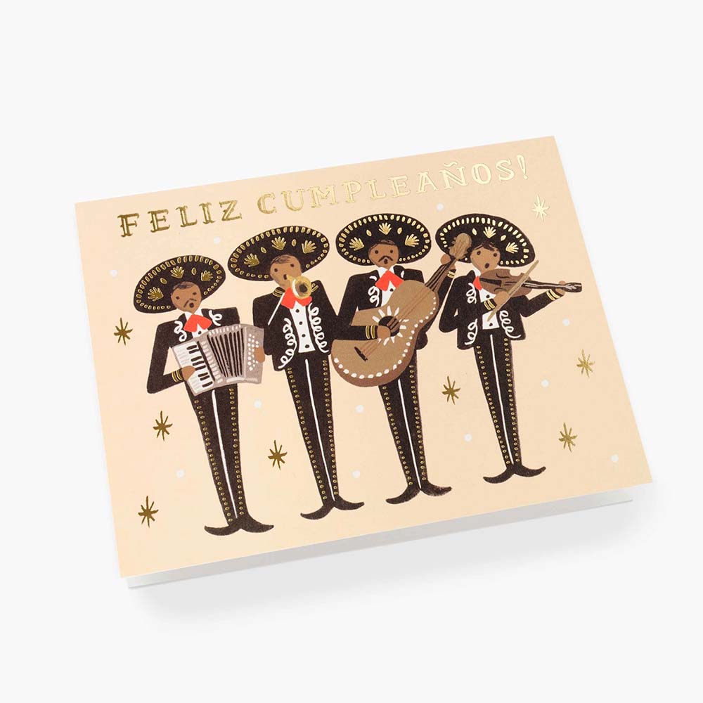 Postal felicitació aniversari Mariachi Birthday Card - Rifle Paper
