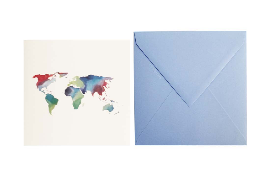 Postal Mapa mundi