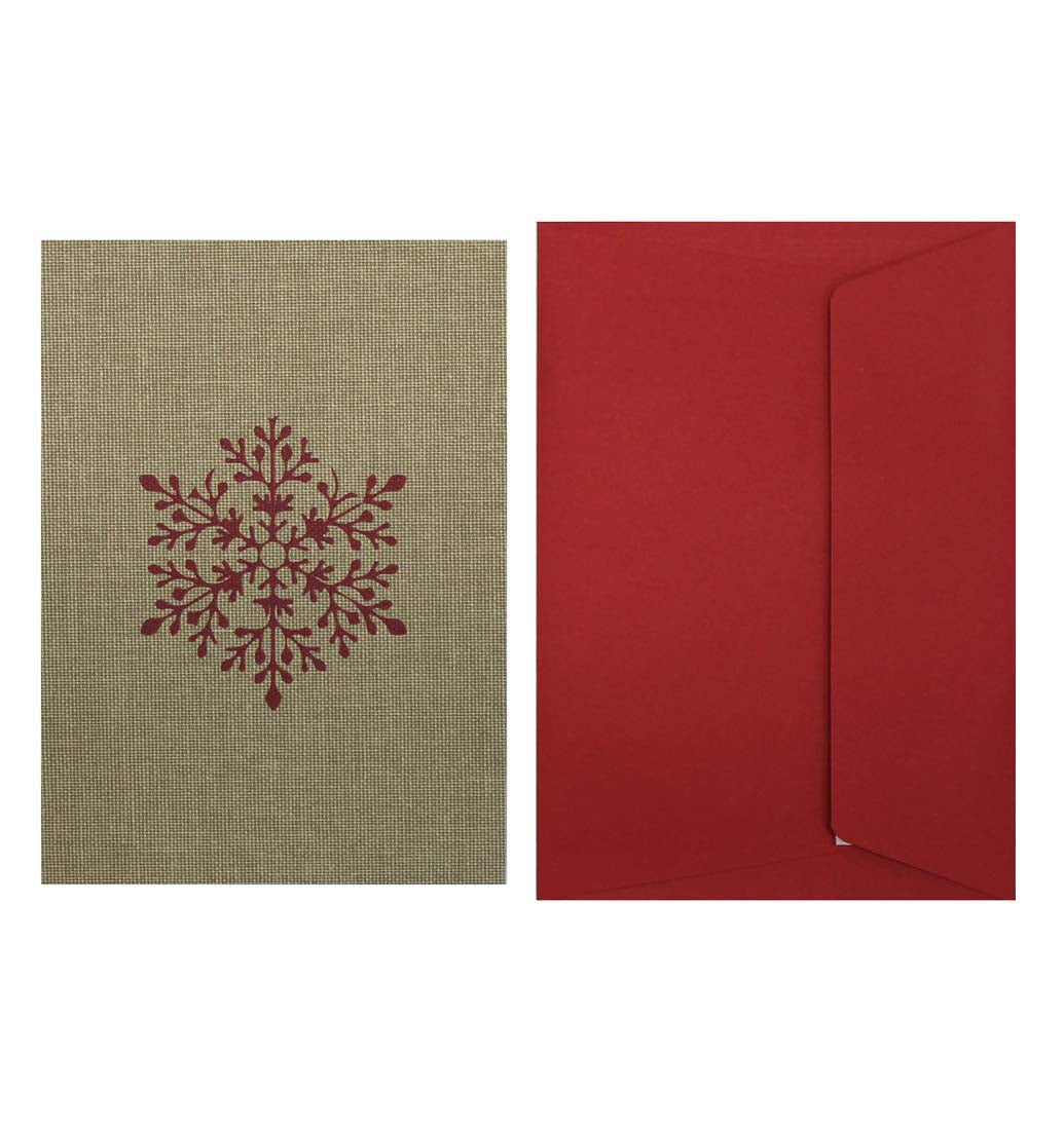 Postal nadalenca tela Floc neu vermell
