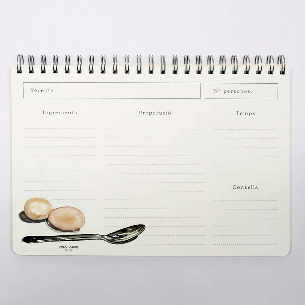 Wyro A4 Kitchen Recipe Book - Català