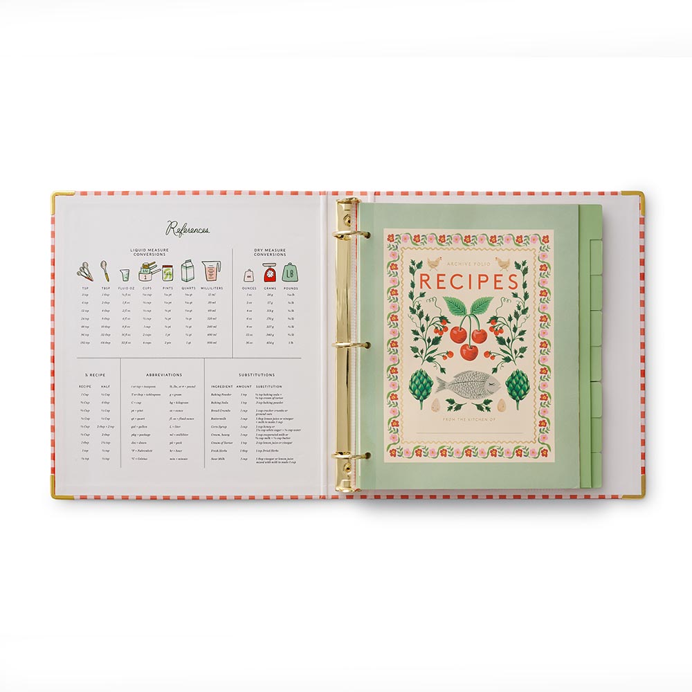 Carpeta anillas Recetario Cherry Farm - Rifle Paper Co.