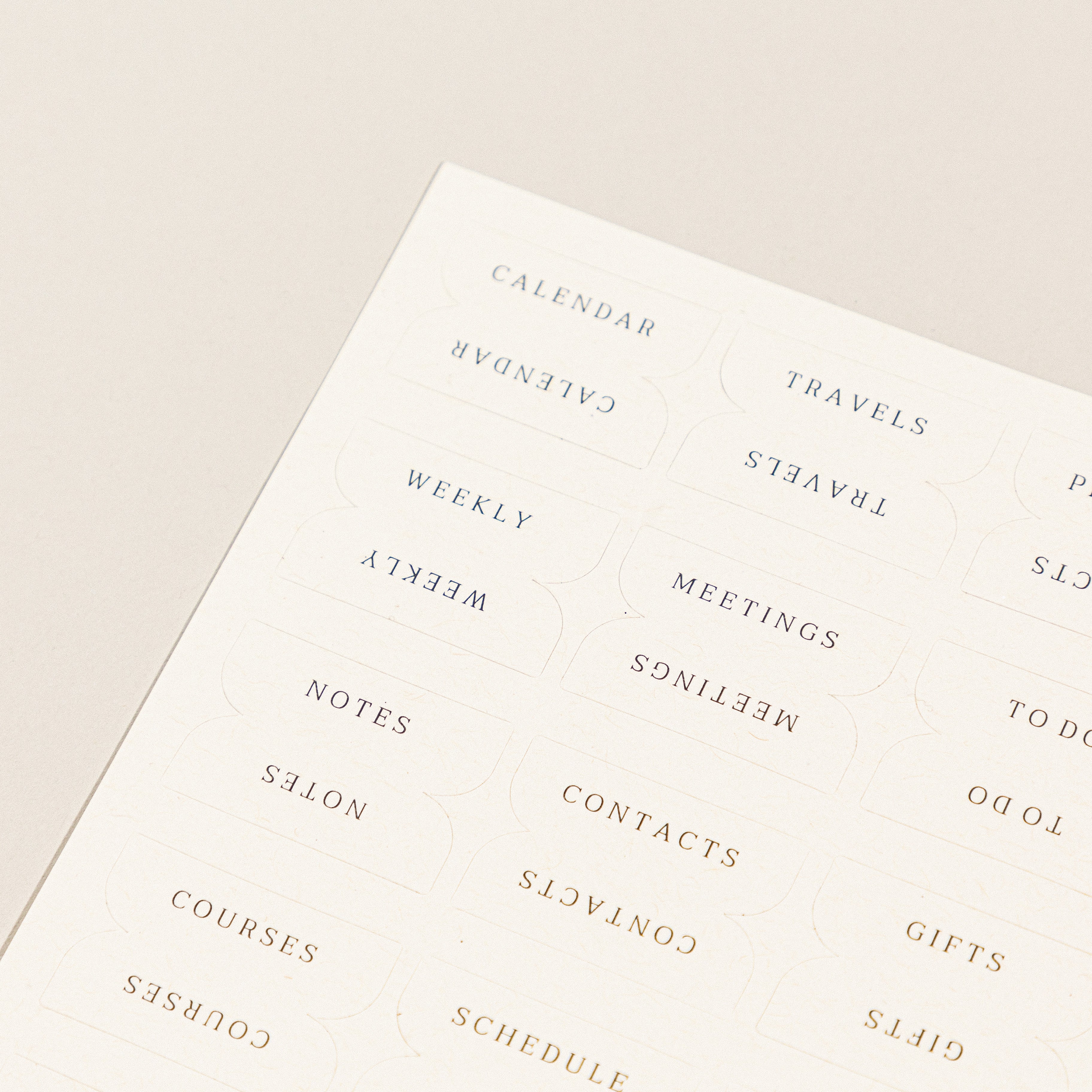 Recambio separadores adhesivos de papel reciclable