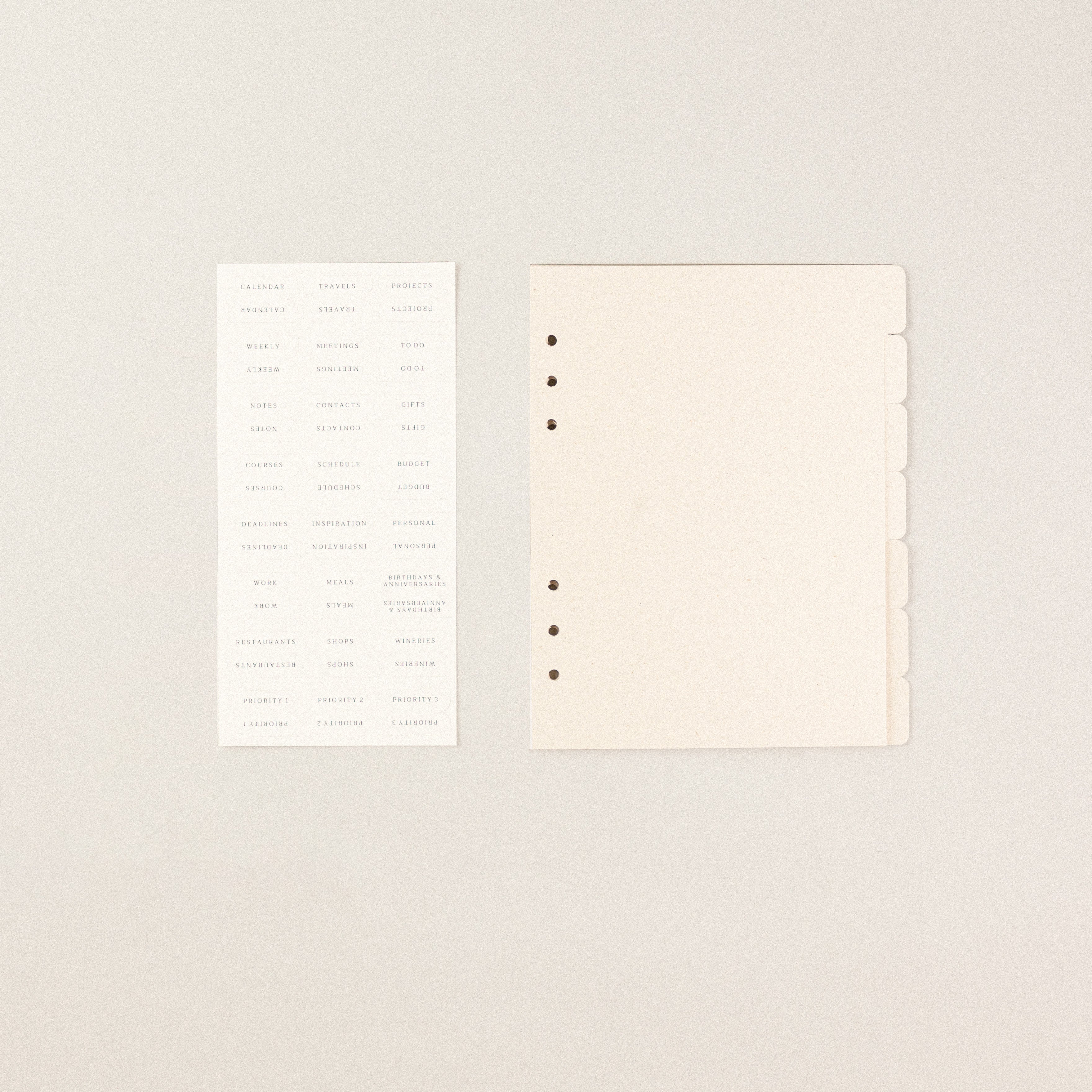 Recambio separadores de papel reciclable pack