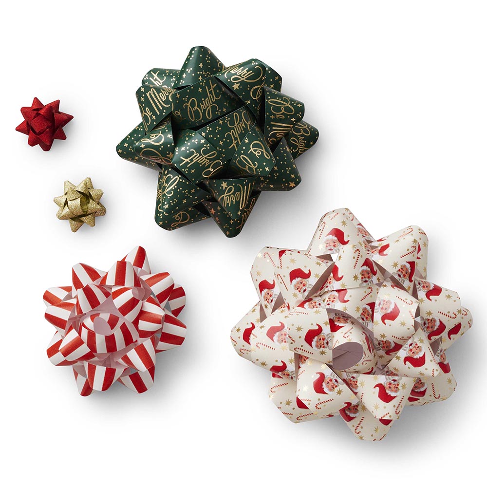 Set 18 llaços il·lustrats de Nadal Holiday - Rifle Paper Co
