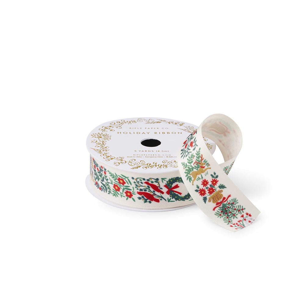 Set 5 bobines de cintes de Nadal Willowberry - Rifle Paper Co