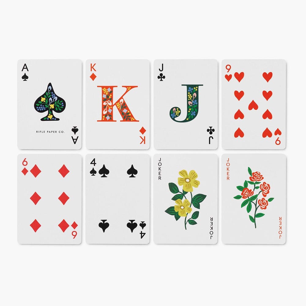 Box with 2 decks of Luxembourg cards - Rifle Paper