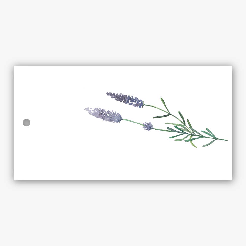 Tag Lavanda Acuarela (4 unidades)