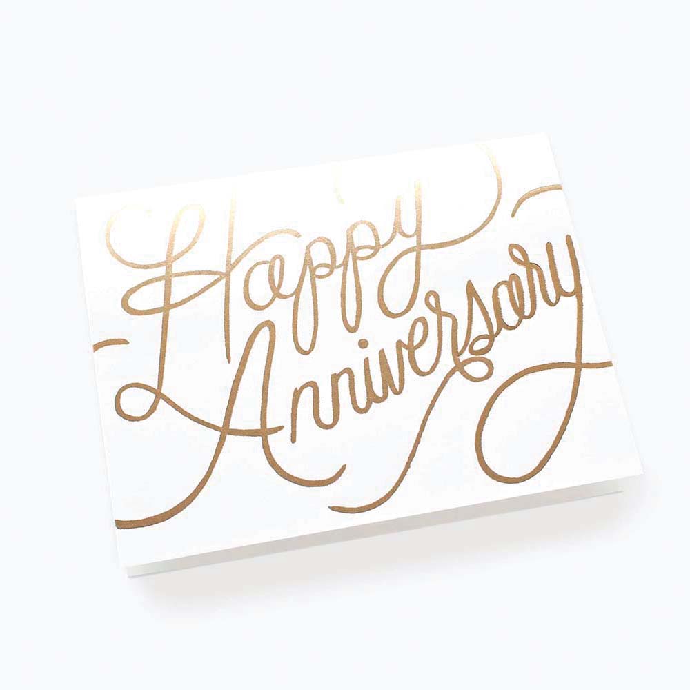 Targeta Postal Felicitació Aniversari Happy Aniversary - Rifle Paper
