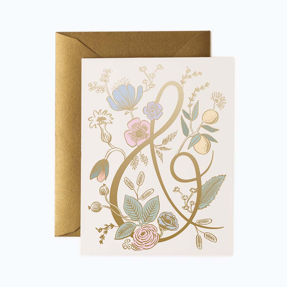 Targeta Postal Felicitació Boda Colette Wedding - Rifle Paper