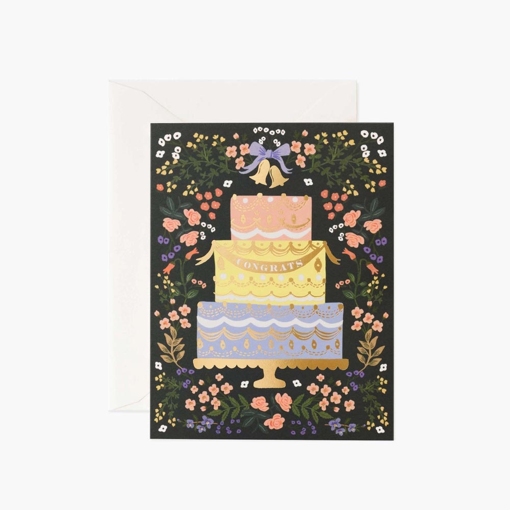 Tarjeta Postal Boda Woodland Wedding Cake - Rifle Paper Co