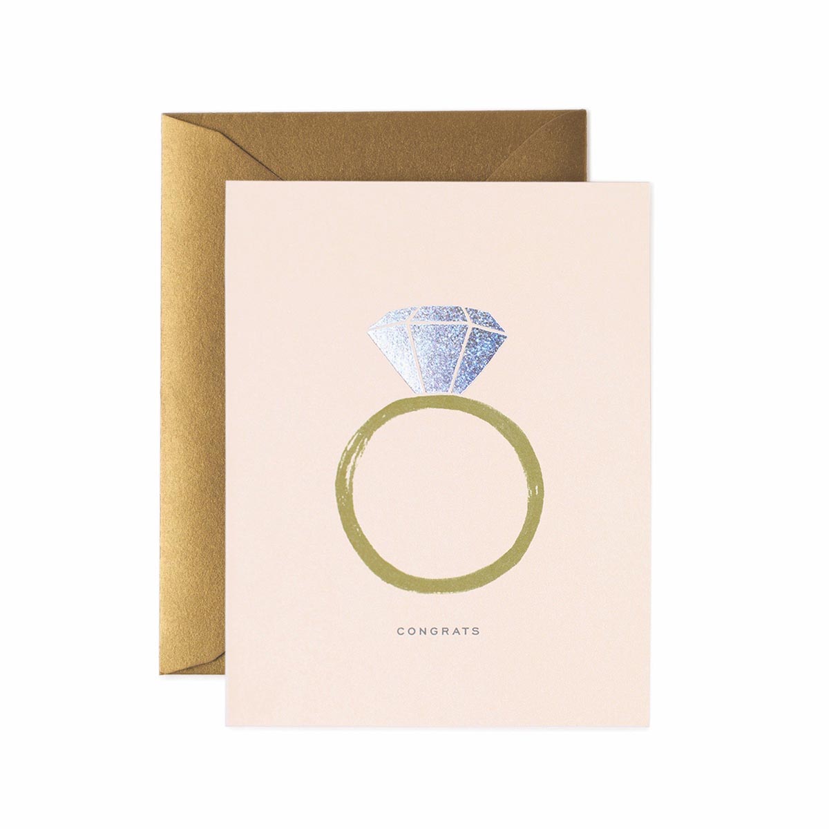 Tarjeta Postal Felicitación Boda Congrats Engagement - Rifle Paper