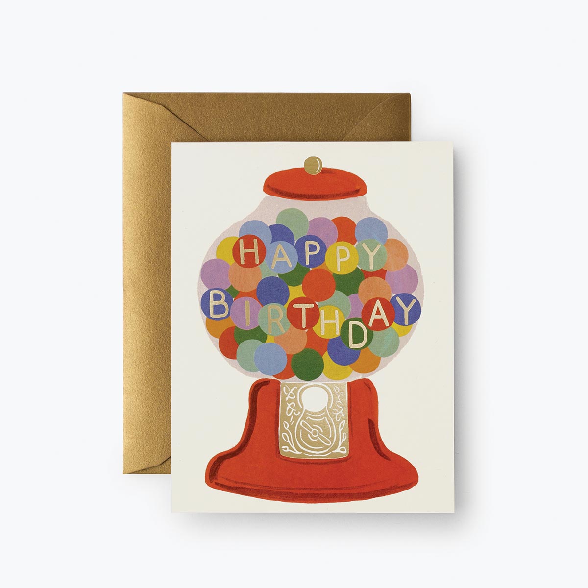 Postal felicitación cumpleaños Gumball Birthday - Rifle Paper