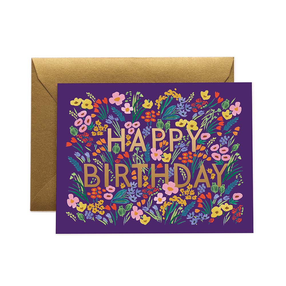 Tarjeta postal felicitación cumpleaños Lea - Rifle Paper