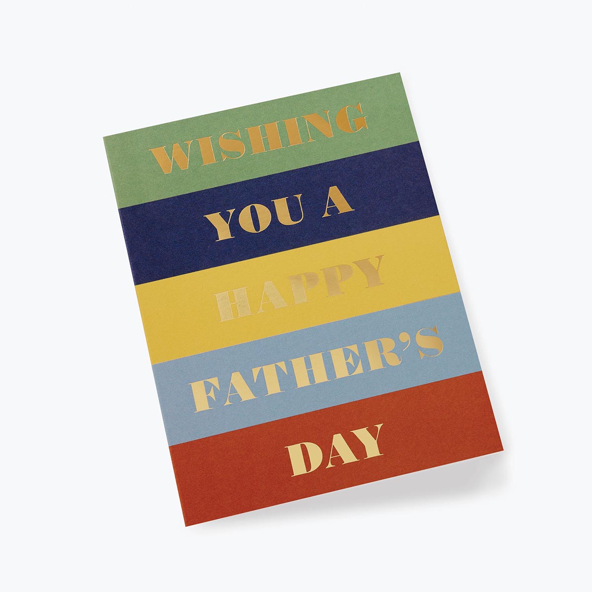 Tarjeta Postal Día del Padre - Color Block Fathers Day - Rifle Paper