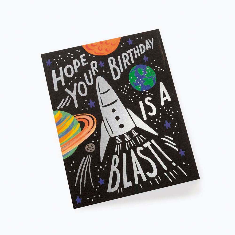 Targeta felicitació aniversari infantil Birthday Blast - Rifle Paper