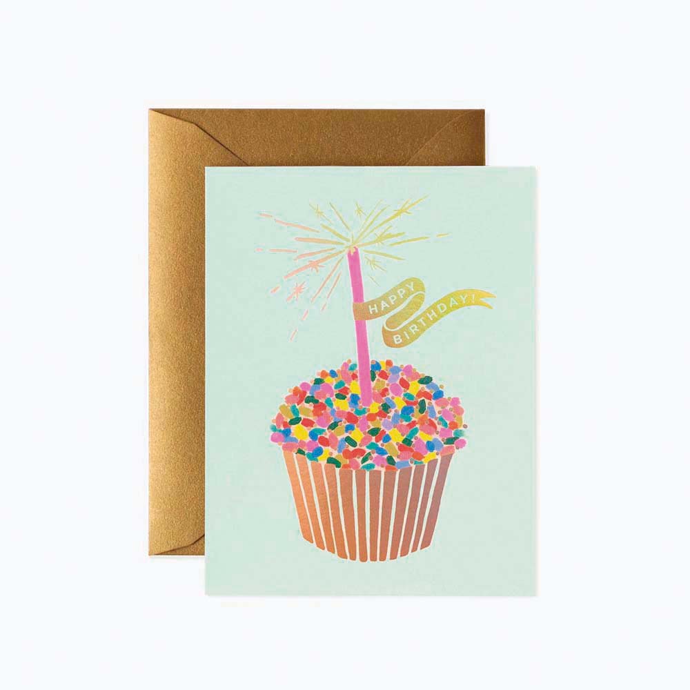 Tarjeta felicitación cumpleaños Cupcakes Birthday - Rifle Paper