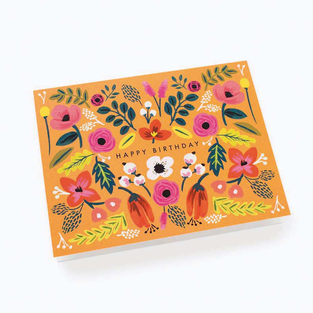 Targeta felicitació aniversari Folk Birthday Card - Rifle Paper