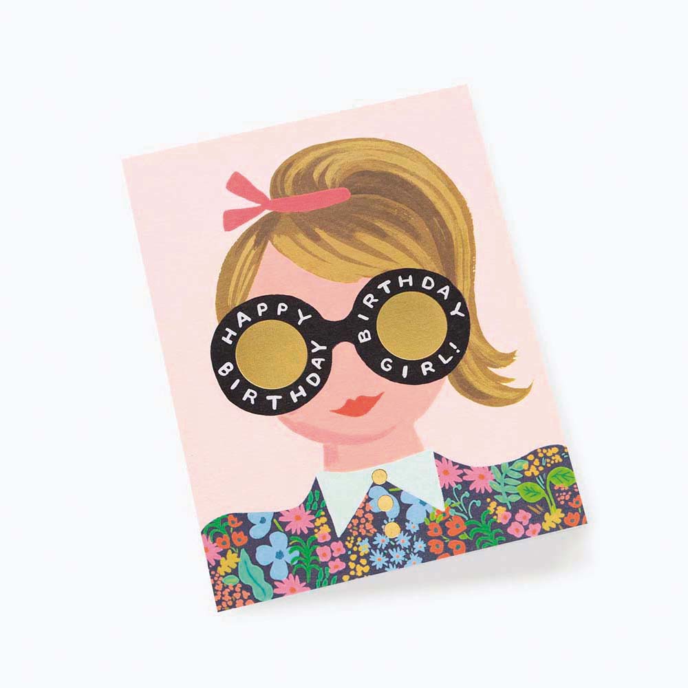 Targeta felicitació aniversari Meadow Birthday Girl - Rifle Paper