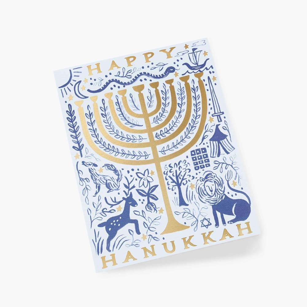 Twelve Tribes Menorah Postcard