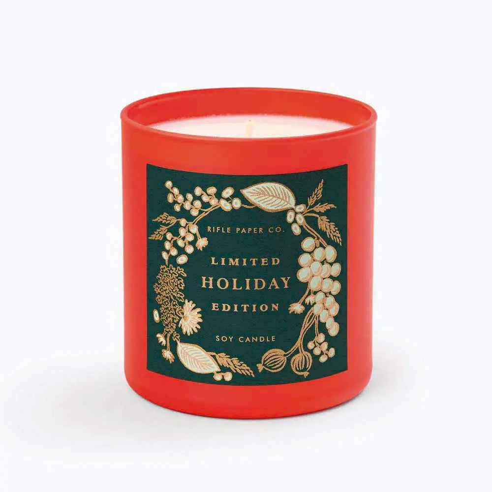 Espelma perfumada Holiday Candle - Rifle Paper Co.