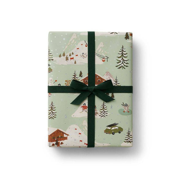 Hojas papel de regalo Penguin Village - Rifle Paper Co