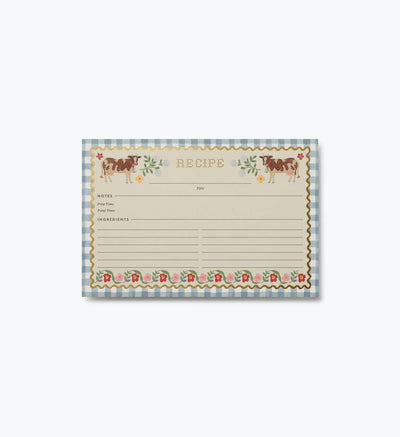 Fichas de Recetas Home Sweet Home - Rifle Paper Co.